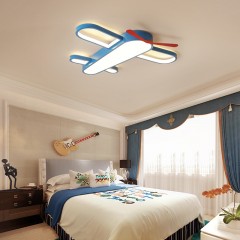 儿童房吸顶灯创意个性飞机灯房间护眼led灯男孩女孩卧室灯具