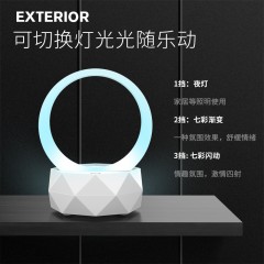 外贸热销新款Y1蓝牙音箱 创意LED床头台灯蓝牙音响七彩氛围灯