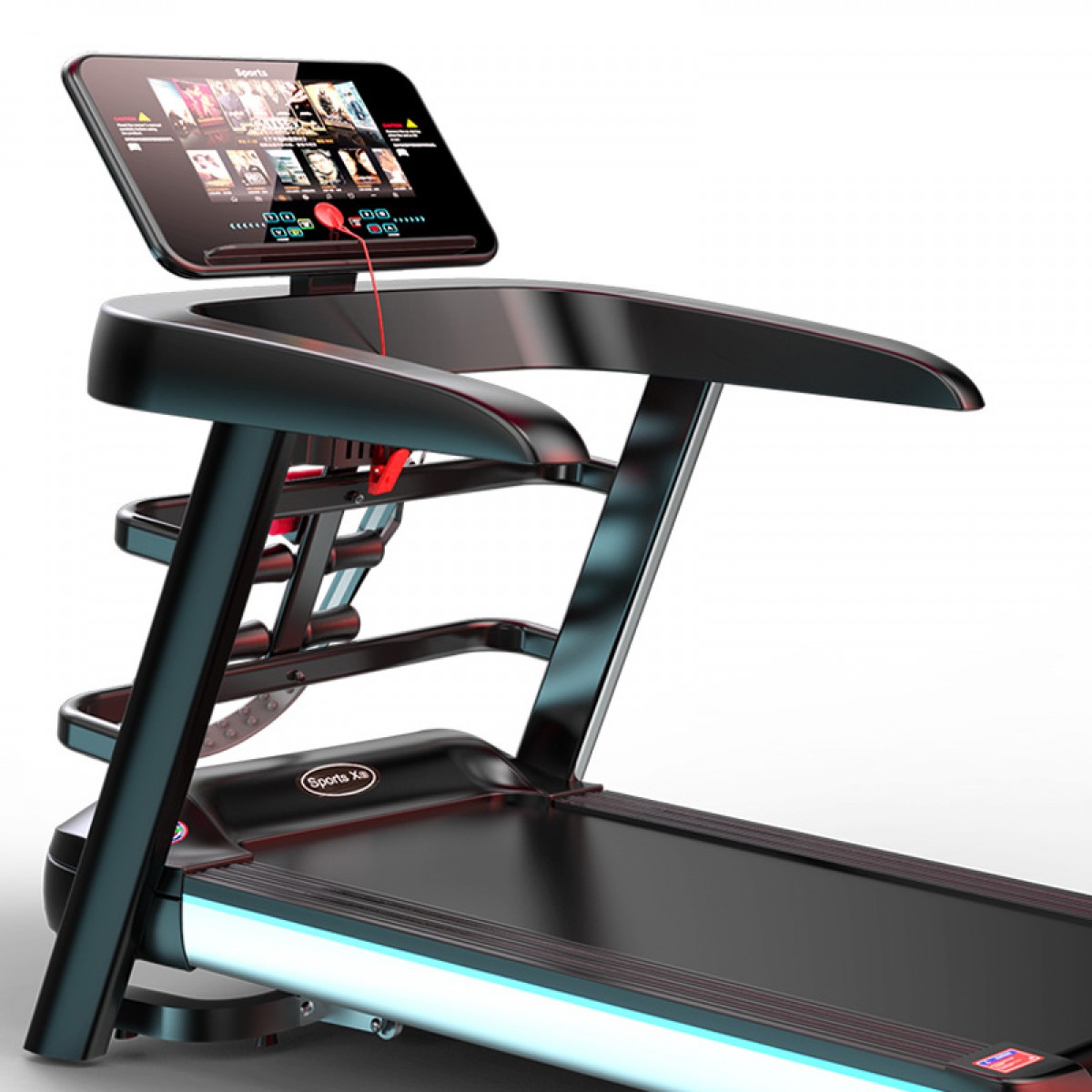 电动跑步机 室内折叠多功能彩屏wifi健身器材 家用跑步机