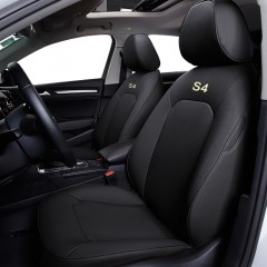 奥迪S4四季通用原车线条全包围汽车坐垫夏季透气真皮座套