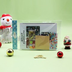 圣诞节diy贺卡创意手工制作儿童材料包3件套送老师礼物小卡片