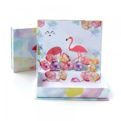 火烈鸟喜糖盒伴手礼盒立体礼品包装盒创意手提礼品盒礼物盒现货