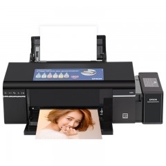 爱普生L805照片打印机喷墨6色彩色连供热转印证件照R330烫画摆摊