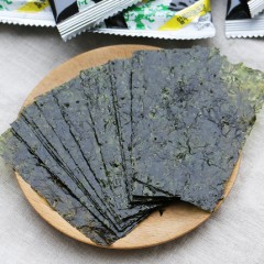 正品韩国零食品烤海苔紫菜片海苔卷海飘海苔16g手续齐全