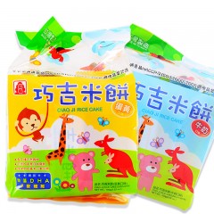 台湾进口北田巧吉米饼幼儿营养米饼100g进口零食