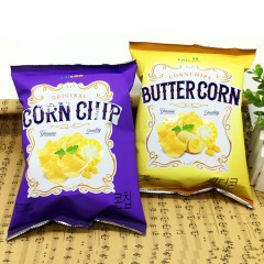 韩国进口零食涞可玉米片香脆奶油味原味多力多滋玉米片60g零食