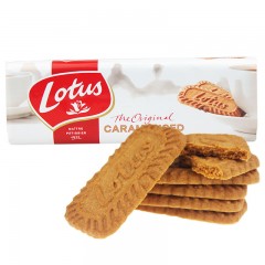 新日期比利时Lotus和情焦糖饼干250g32片装10包-箱