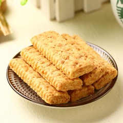 台湾进口食品老杨咸蛋黄饼干100g方块酥粗粮饼零食特产