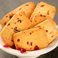 卜珂手工蔓越莓曲奇饼干200g热卖休闲零食传统糕点