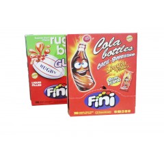 西班牙进口菲尼Fini夹心泡泡糖口香糖200粒装多口味水果糖零食