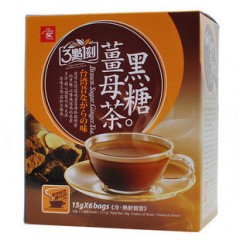台湾进口零食女人3点1刻三点一刻黑糖姜母茶75g芳香甘醇