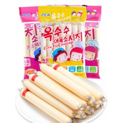 韩国进口零食正品ZEK芝士鳕鱼肠7根装宝宝鱼肠儿童食品105g