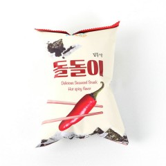 韩国进口零食涞可海苔糯米片30g开袋即食超香脆膨化海苔片