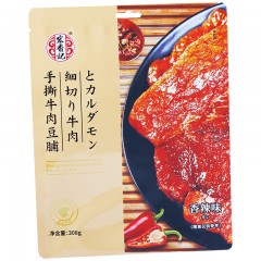 宏香记手撕牛肉豆脯308g袋含真牛肉豆干制品素肉豆腐干休闲零食
