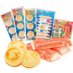 客唻美啵乐乐奶酪夹心鳕鱼饼36g蟹味鱼肉条韩国进口儿童零食