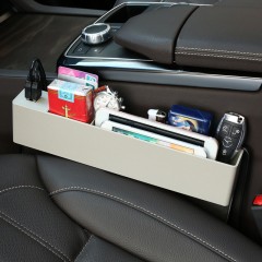 车载储物盒汽车收纳盒座椅夹缝可折叠多功能手机充电车用双USB