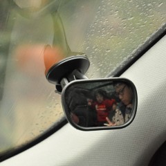 汽车宝宝镜车内儿童观察镜车用BABY孕妇辅助后视镜吸盘款安全镜