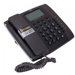 得力775商务固定电话机 办公家用大按键座机来电显示免提座式电