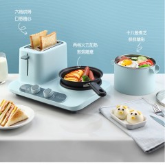 Donlim/东菱 DL-3405烤面包片三合一早餐机家用多功能小型多士炉