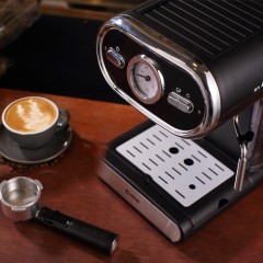 Donlim/东菱 DL-KF5002 20BAR意式咖啡机半自动家用可视化全温控