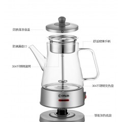 Donlim/东菱 KE-8008A煮茶壶玻璃电热全自动蒸汽煮茶器黑茶普洱