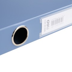 得力5622蓝色2寸35mm资料收纳盒 A4档案文件管理盒 塑料档案盒
