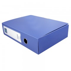 得力档案盒 5604 A4 4寸 7.5cm厚档案盒 资料盒 文件盒 档案盒