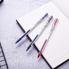 得力A426中性笔0.5全针管水笔商务办公签字笔学生文具黑笔