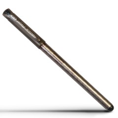 得力S43特细财务专用中性笔 水笔0.38黑色水笔 得力中性笔 针管笔