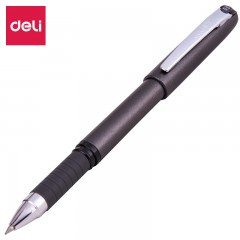 得力文具S25办公用中性水笔 签字笔 老板笔 0.5mm中性笔文具用品