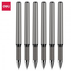 deli得力S26中性笔 0.7mm水笔碳素笔单支 签字笔办公用笔文具