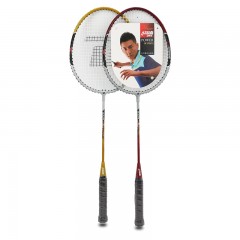 红双喜DHS1012正品业余初级铝合金羽毛球拍套装攻守兼备控球羽拍