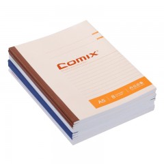 齐心(Comix) 办公无线装订本 笔记本  办公软抄本 记录本 手抄本 4504 50页 A5