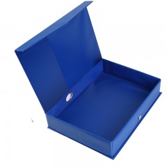 齐心（COMIX）A4档案盒硬 纸板文件盒 加厚资料盒 硬质档案盒 文件夹 资料归档盒 NO.816 浅蓝色（无压条）
