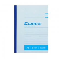 齐心(Comix) 办公无线装订本 笔记本  办公软抄本 记录本 手抄本 4504 50页 A5