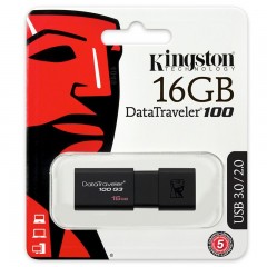 金士顿（Kingston）u盘USB3.0DT100G3系统投标车载优盘 高速U盘16G/32G/64G/128G/265G优盘