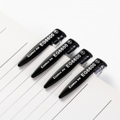 齐心（Comix）经典办公子弹头中性笔/水笔/0.5mm会议签字笔12支/盒黑色 EG6600