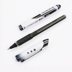 百乐（PILOT）BLN-VBG5子弹头中性笔防滑签字笔水笔 黑色 0.5mm 12支装