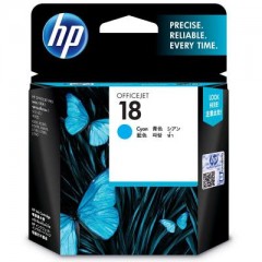 惠普（HP） C4937A 18号 青色墨盒 (适用HP OfficejetL7380,L7580,L7590,ProK5300,K5400dn,K8600)
