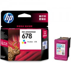 惠普（HP 678）CZ108AA 彩色墨盒 适用机型：HPDeskjet1018/2515/1518/4648/3515/2548/2648/3548/4518