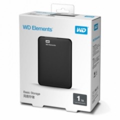 西部数据/WD Elements新元素系列 2.5英寸移动硬盘 1TB（WDBUZG0010BBK）USB3.0