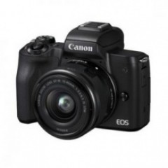 佳能微单（Canon）EOS M50（15-45镜头黑色套机）（DIGIC 8处理器 2410万像素 全像素双核对焦 旋转触控LCD）照相机