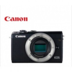 佳能微单（Canon）EOS M100（2420万像素 触控翻转LCD 全像素双核对焦）黑色单机身 照相机
