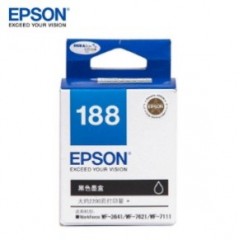 爱普生(EPSON) T188 墨盒 （适用于EPSON WF-7621 7111 WF-3641颜色：黑色 t1881）
